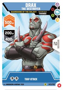 DRAX THE DESTROYER #143 Marvel 2022 Mission Arena