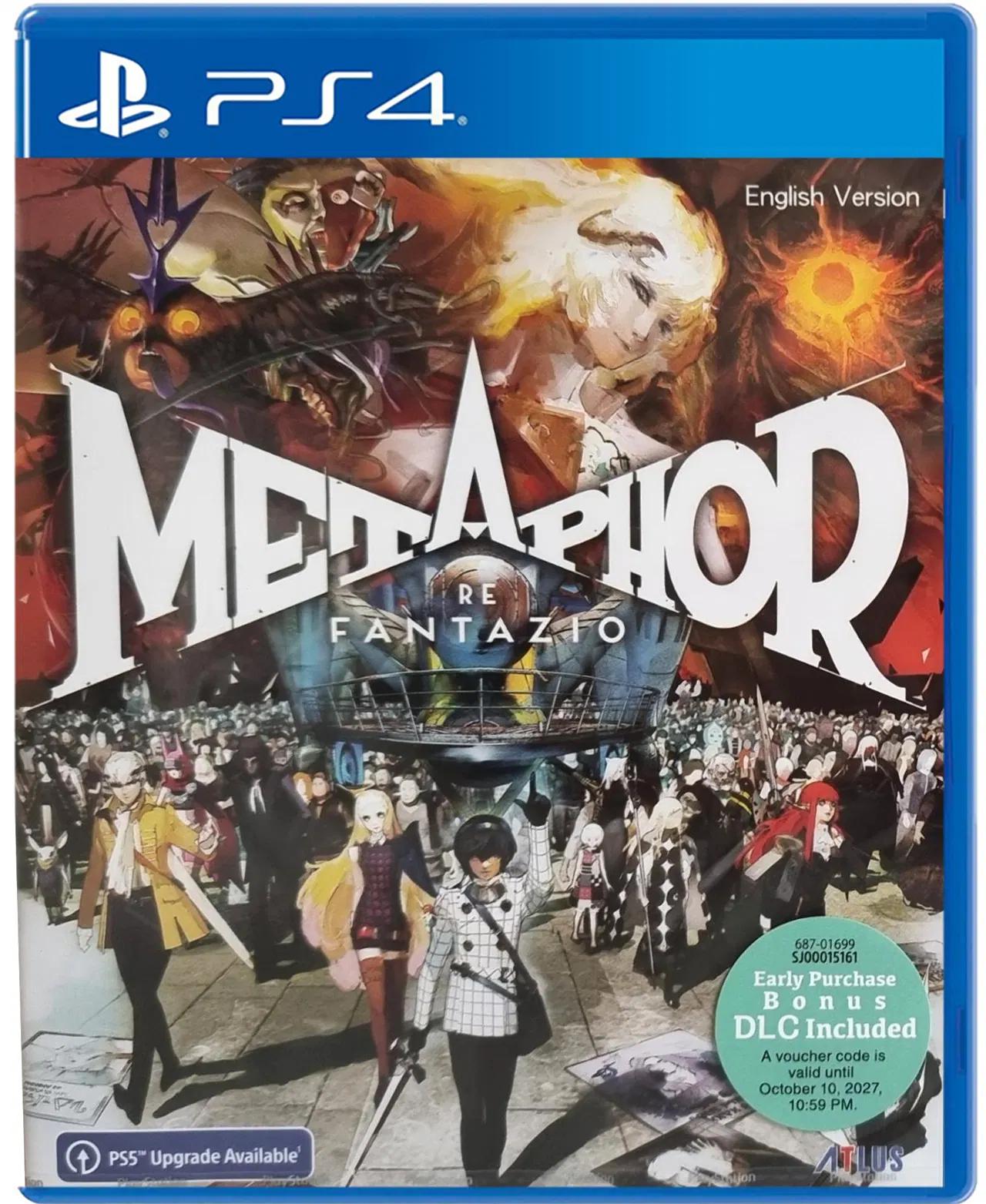 Metaphor Refantazio Asian English Playstation 4