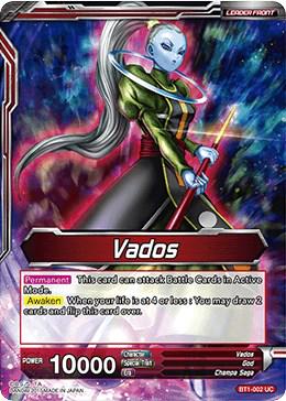 Vados // Aide Vados BT1-002 Dragon Ball Super Galactic Battle