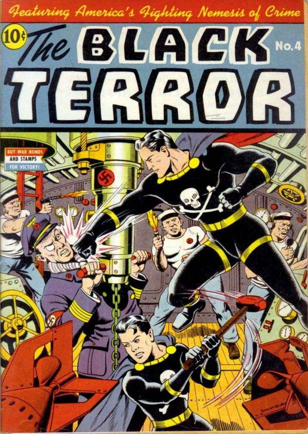 Black Terror #4 (1943) Comic Books Black Terror