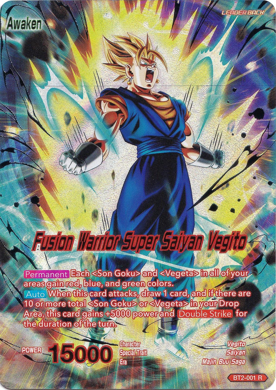 Vegito // Fusion Warrior Super Saiyan Vegito BT2-001 Dragon Ball Super Collector's Selection Vol.1