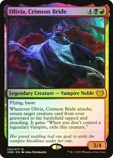 Olivia, Crimson Bride [Foil] #245 Magic Innistrad: Crimson Vow