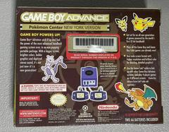 Box-Rear | Pokemon Center New York System GameBoy Advance