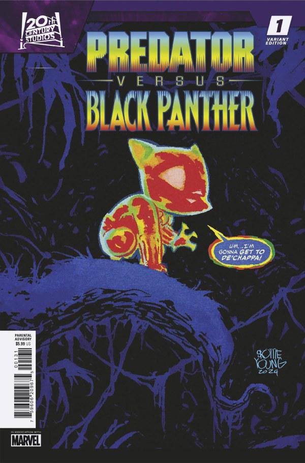 Predator vs. Black Panther [Young] #1 (2024) Comic Books Predator vs. Black Panther