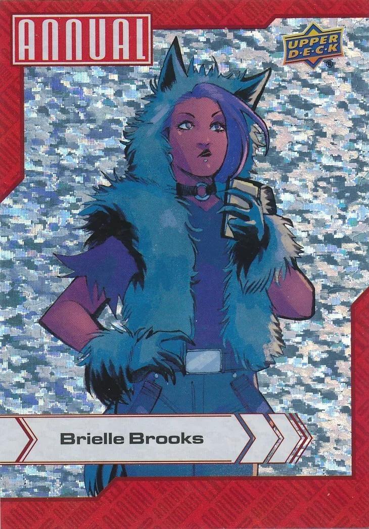 Brielle Brooks [Silver Sparkle] #12 Marvel 2022 Upper Deck Annual