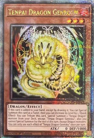 Tenpai Dragon Genroku [Quarter Century Secret Rare] INFO-EN019 YuGiOh The Infinite Forbidden