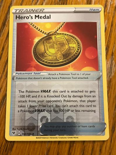 Hero's Medal [Reverse Holo] #152 photo