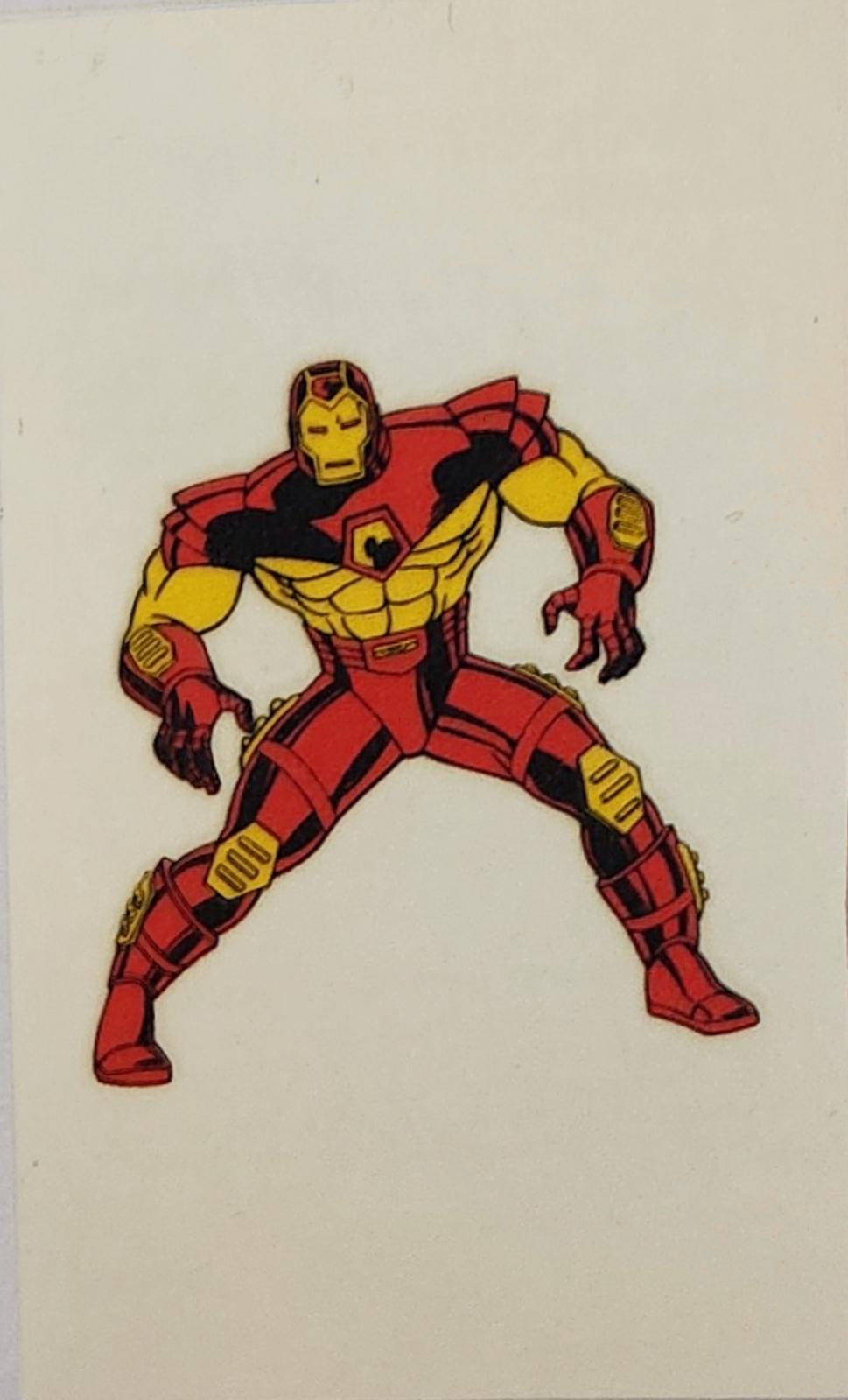 Iron Man [Tattoos] #11 Marvel 1996 Fleer Vision