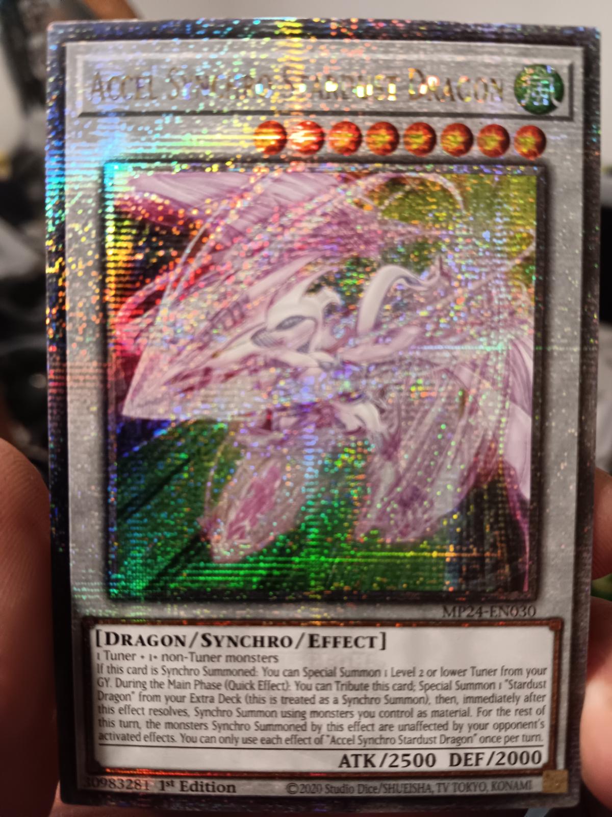 Accel Synchro Stardust Dragon MP24-EN030 YuGiOh 25th Anniversary Tin: Dueling Mirrors