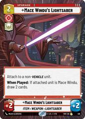 Mace Windu's Lightsaber [Hyperspace Foil] #419 Star Wars Unlimited: Twilight of the Republic Prices