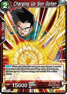 Charging Up Son Goten [Foil] BT4-008 Dragon Ball Super Colossal Warfare