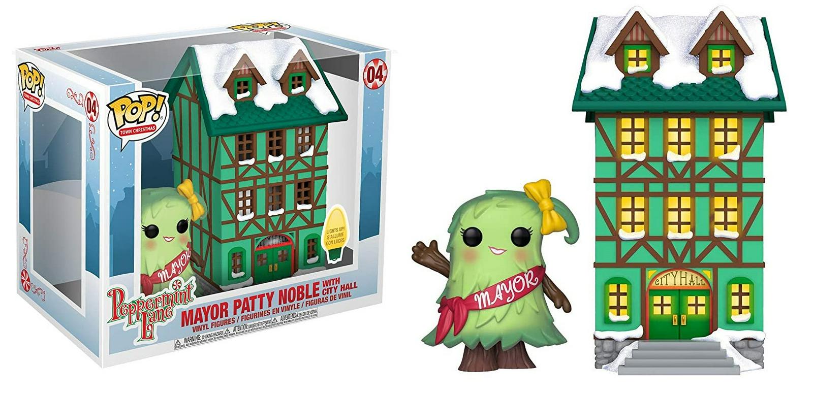 Mayor Patty Noble with City Hall #4 Funko POP Town Christmas