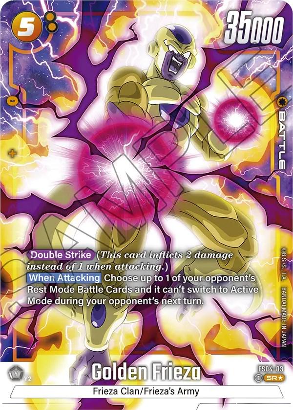 Golden Frieza [Bonus Pack Alternate Art Holo] FS04-03 Dragon Ball Fusion World Starter Deck: Frieza