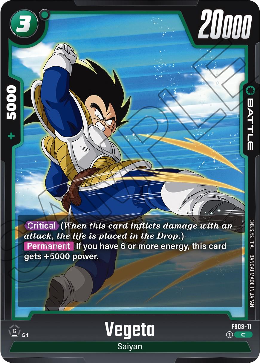 Vegeta - FS03-11 FS03-11 Dragon Ball Fusion World Starter Deck: Broly