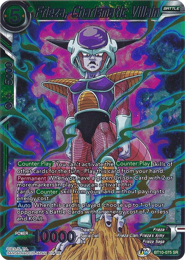 Frieza, Charismatic Villain [Silver Foil Foil] BT10-075 Dragon Ball Super Expansion Set: Ultimate Deck 2022