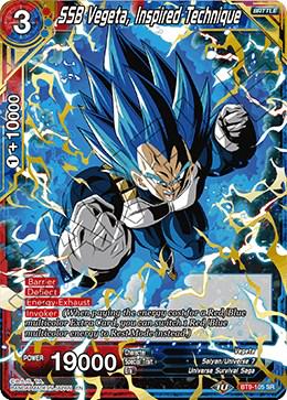 SSB Vegeta, Inspired Technique BT9-105 Dragon Ball Super Universal Onslaught