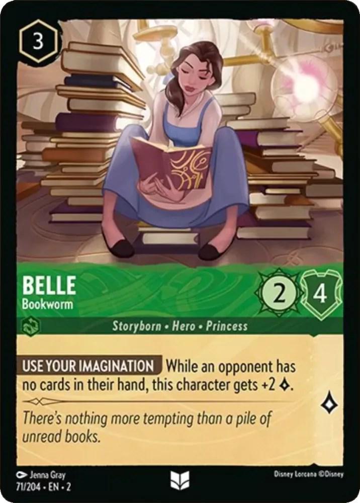 Belle - Bookworm [Foil] #71 Lorcana Rise of the Floodborn