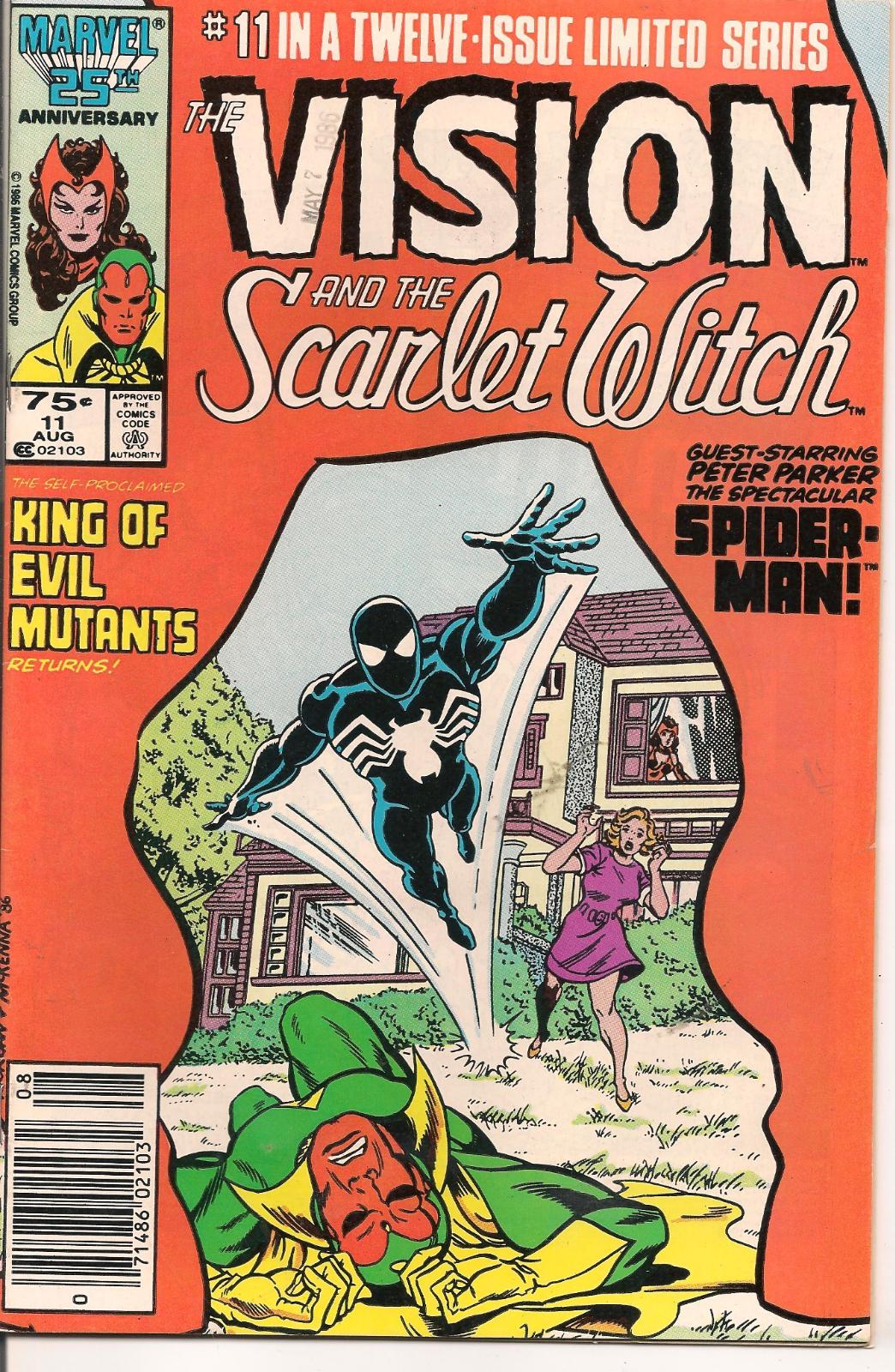 Vision And The Scarlet Witch [Newsstand] #11 (1986) Comic Books Vision and the Scarlet Witch