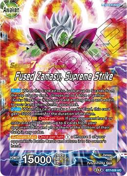 Goku Black & Zamasu // Fused Zamasu, Supreme Strike BT7-026_PR Dragon Ball Super Series 7 Pre-Release Promos