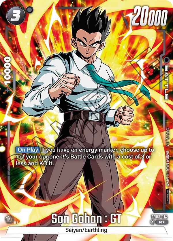 Son Gohan: GT FB03-114 Dragon Ball Fusion World Judge Promo