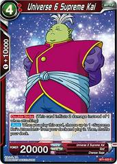 Universe 6 Supreme Kai BT1-022 Dragon Ball Super Galactic Battle Prices