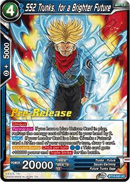 SS2 Trunks, for a Brighter Future BT10-043 Dragon Ball Super Rise of the Unison Warrior: Pre-Release Promos