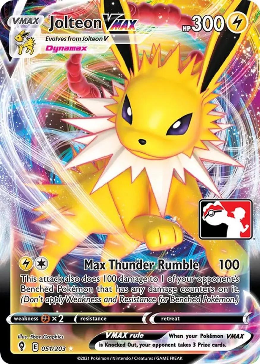 Jolteon VMAX [Prize Pack] #51 Pokemon Evolving Skies