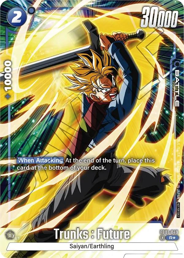 Trunks : Future - FB01-049 [Tournament Pack -Winner- 01 Holo] FB01-049 Dragon Ball Fusion World Judge Promo