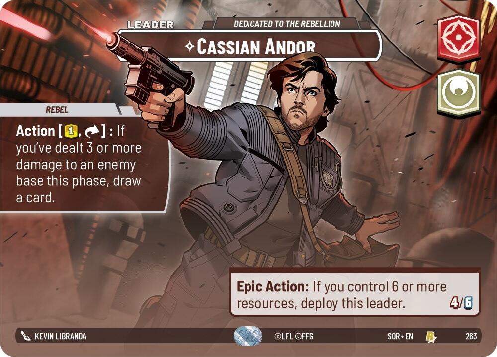 Cassian Andor #263 Star Wars Unlimited: Spark of Rebellion