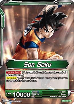 Son Goku // Super Saiyan God Son Goku BT1-056 Dragon Ball Super Galactic Battle