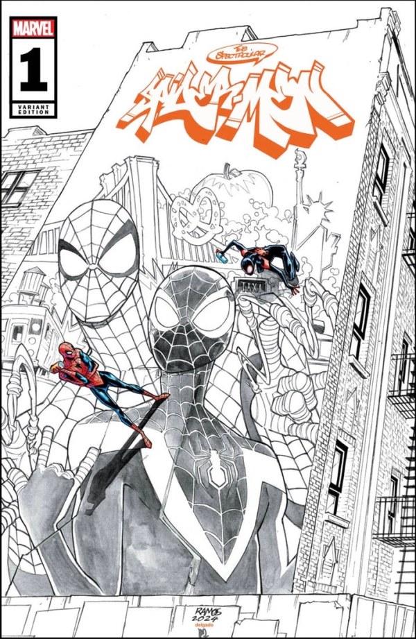 Spectacular Spider-Men [SDCC Ramos Color Splash] #1 (2024) Comic Books Spectacular Spider-Men