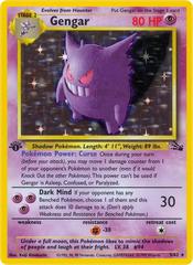 Gengar [1st Edition] #5 Pokemon Fossil Prices