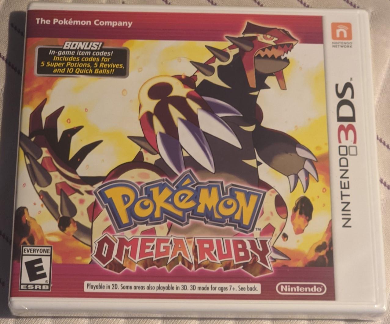 Pokemon Omega Ruby | New Item, Box, and Manual | Nintendo 3DS
