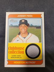 Jeremy Pena #CCR-JPA Baseball Cards 2023 Topps Heritage Clubhouse Collection Relics Prices