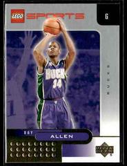 Ray Allen [Gold] Basketball Cards 2003 Upper Deck Lego Prices