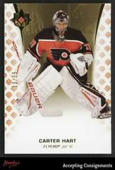 Carter Hart [Gold] Hockey Cards 2020 Ultimate Collection Prices