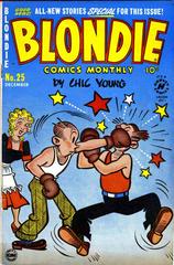 Blondie Comics Monthly #25 (1950) Comic Books Blondie Comics Monthly Prices