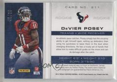 Back | DeVier Posey [Signed Jersey Blue] Football Cards 2012 Panini Totally Certified