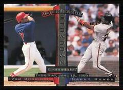 Barry Bonds, Ivan Rodriguez Baseball Cards 1997 Panini Donruss Prices