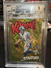 Matthew Stafford [Gold] Football Cards 2020 Panini Absolute Kaboom Prices