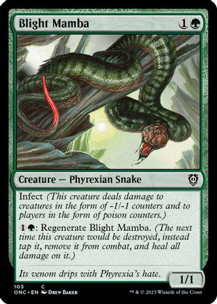 Blight Mamba #105 Magic Phyrexia: All Will Be One Commander