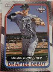 Colson Montgomery #DB-10 Baseball Cards 2022 Topps Pro Debut Draftee Debuts Prices