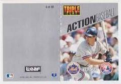 Mets Vs Expos #6 Baseball Cards 1993 Panini Donruss Triple Play Action Baseball Prices