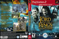 Slip Cover Scan By Canadian Brick Cafe | Lord of the Rings Two Towers Playstation 2