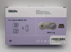 Back Of The Box | 8BitDo SN30 2.4g Wireless Gamepad Super Nintendo