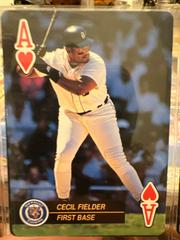 Cecil Fielder [Ace of Hearts] Baseball Cards 1992 U.S. Playing Card Aces Prices