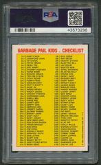 Card Back [Checklist] | ADAM BOMB [Checklist] 1985 Garbage Pail Kids