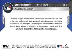 Back | Xander Bogaerts, Trea Turner Baseball Cards 2022 Topps Now Off Season