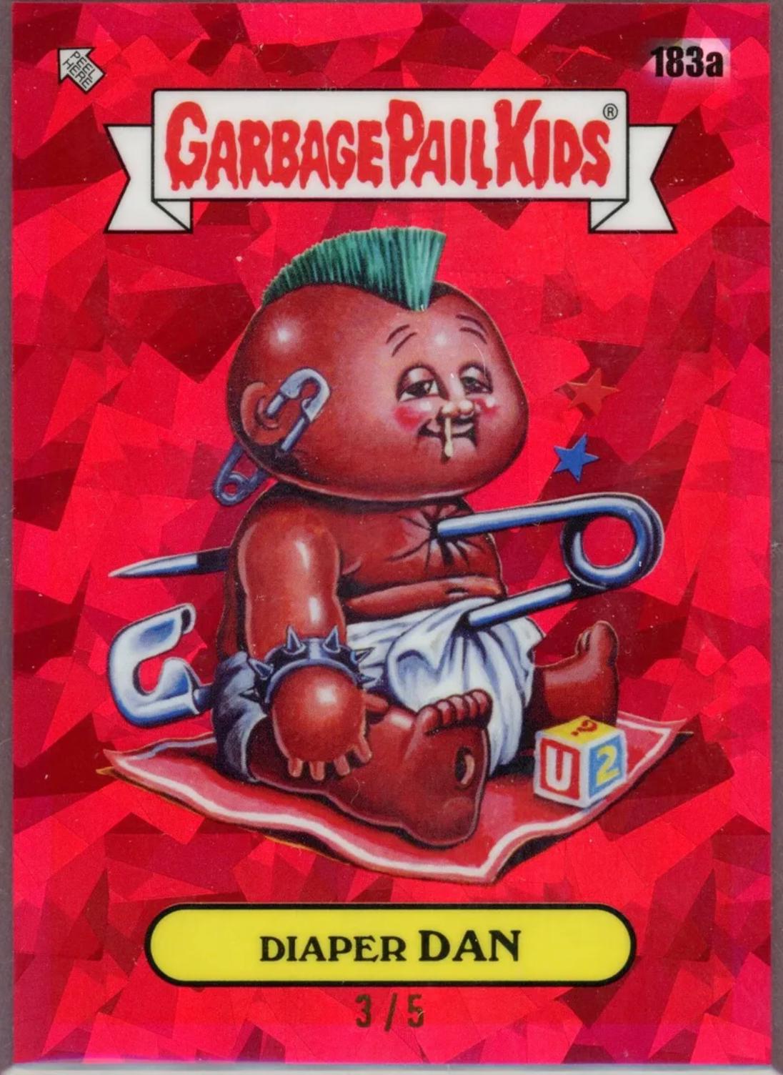 Diaper DAN [Red] #183a Prices | Garbage Pail Kids 2022 Sapphire | GPK Cards