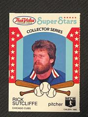 Rick Sutcliffe #18 Baseball Cards 1986 True Value Perforated Prices